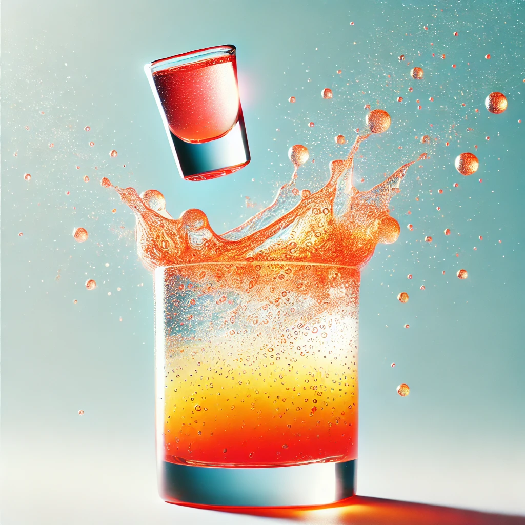 : The Drop: A Vegas Bomb Cocktail in Action